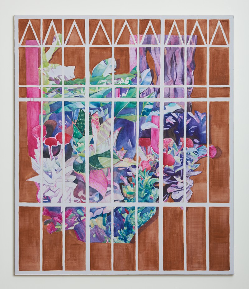 still life with fence